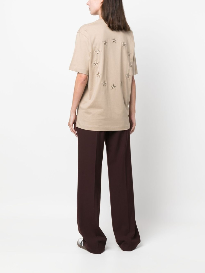 Étude Wonder Europa stars-embroidery T-shirt outlook