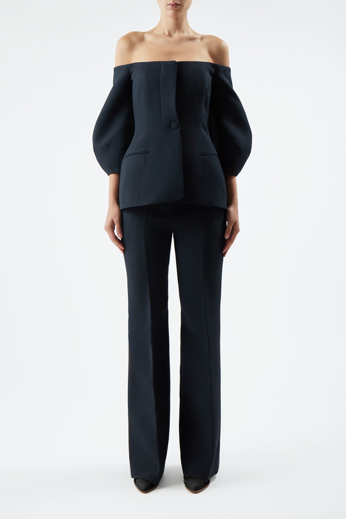 Ennio Pant in Silk Wool - 2