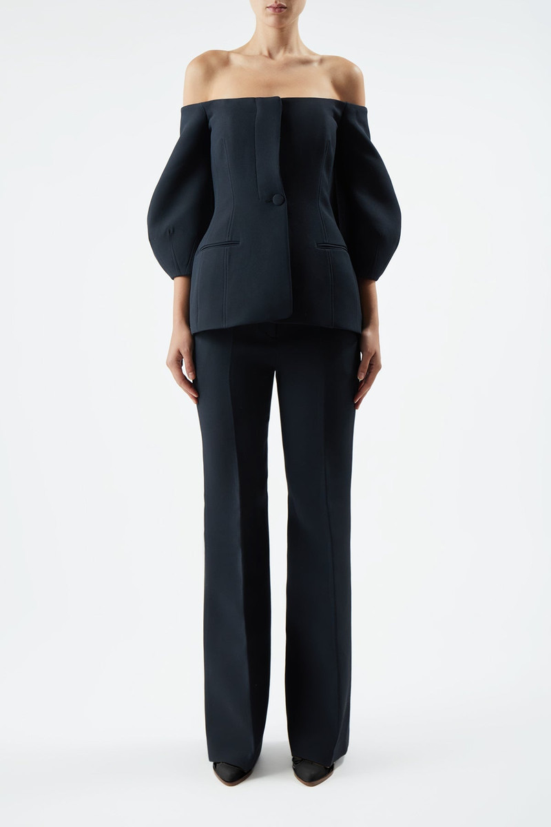 GABRIELA HEARST Ennio Pant in Silk Wool outlook