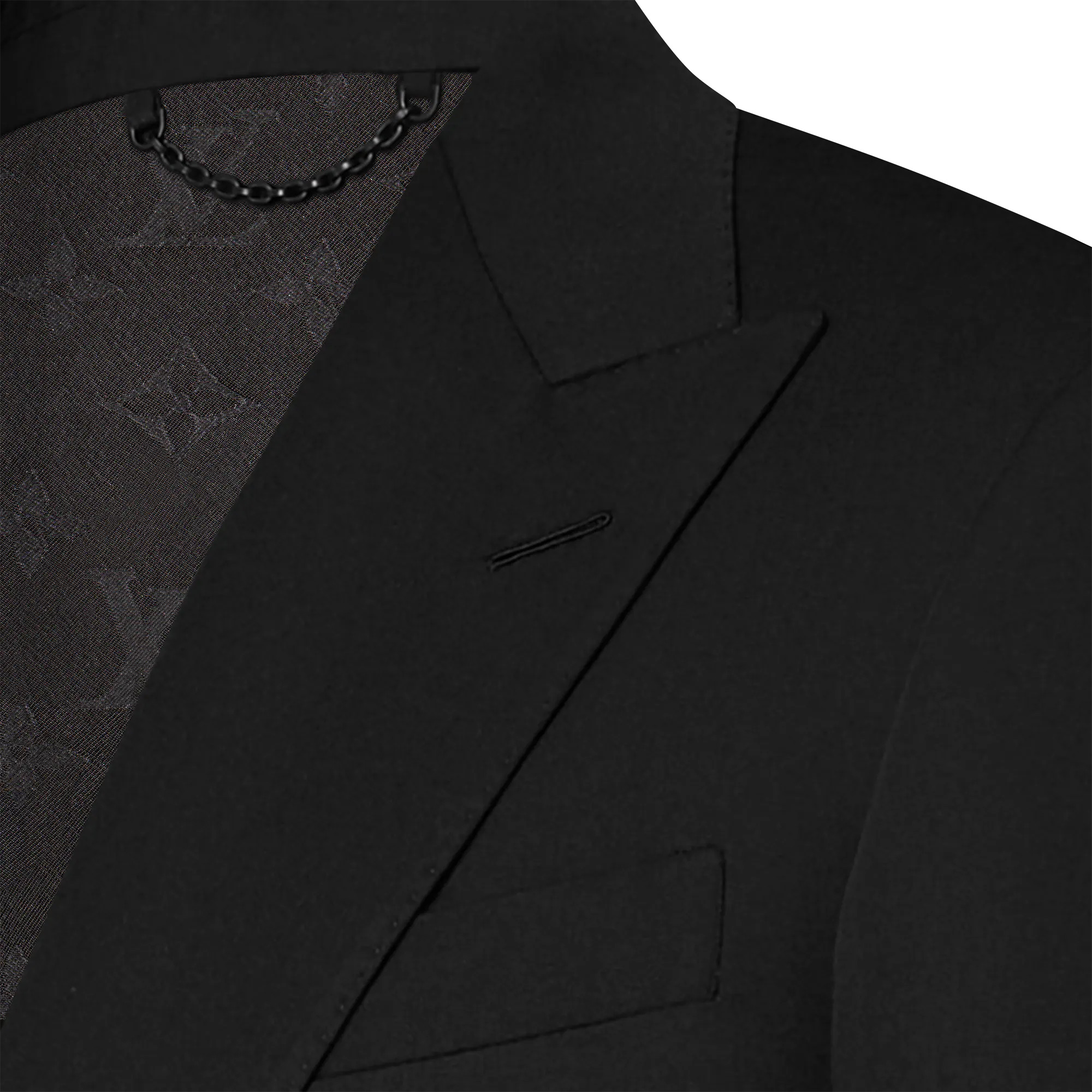 Single-Breasted Wool Blend Pont Neuf Suit - 3