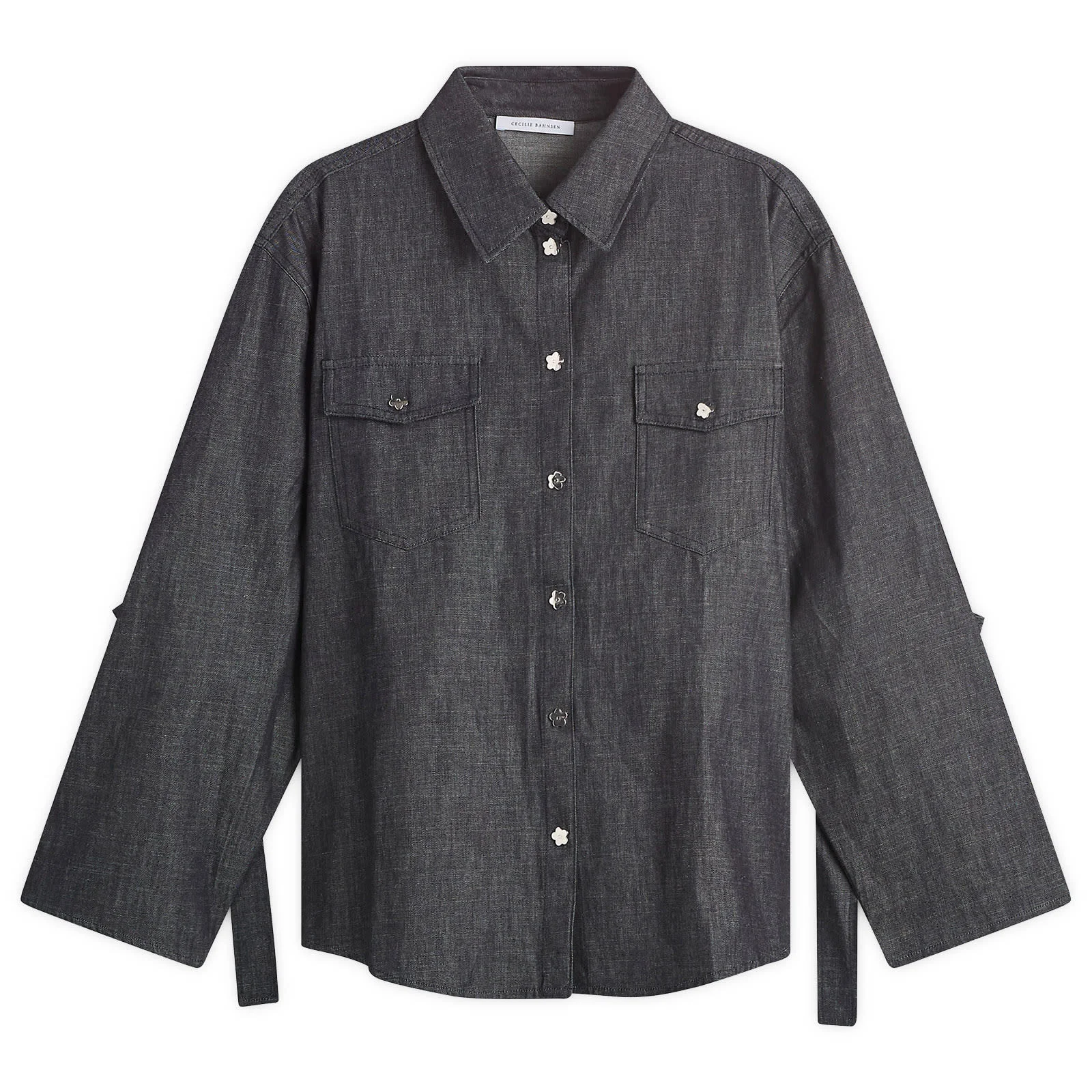 Cecilie Bahnsen Coral Denim Shirt - 1