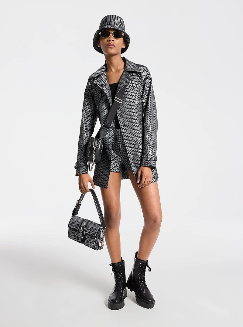 MICHAEL KORS MK2000 Logo Jacquard Bucket Hat outlook
