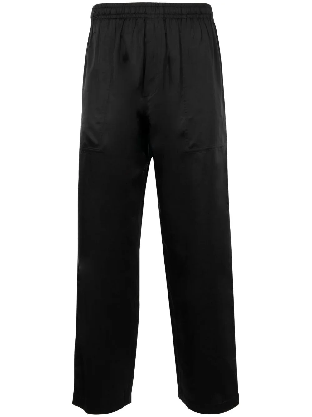satin track pants - 1