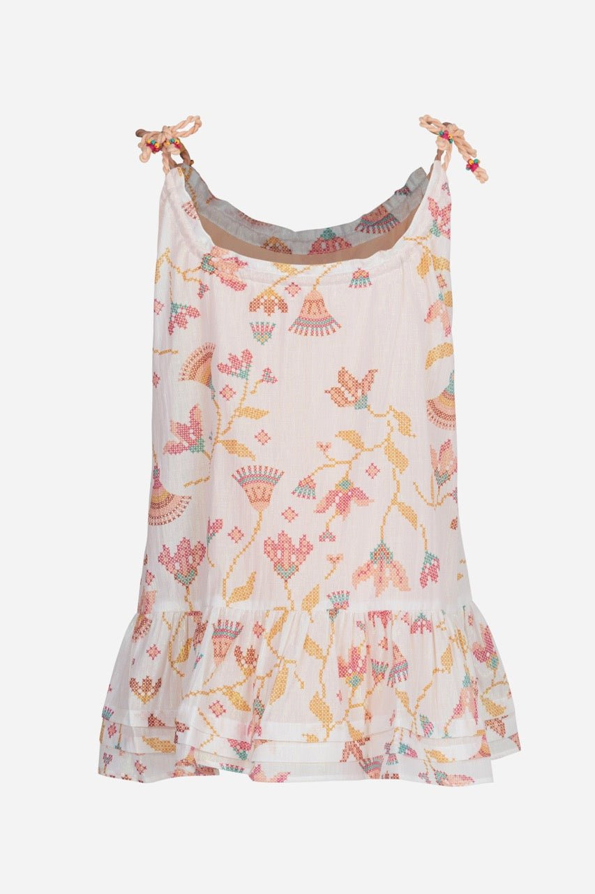 Mini Dress Billie for girls - Pink Ylang Ylang - 2