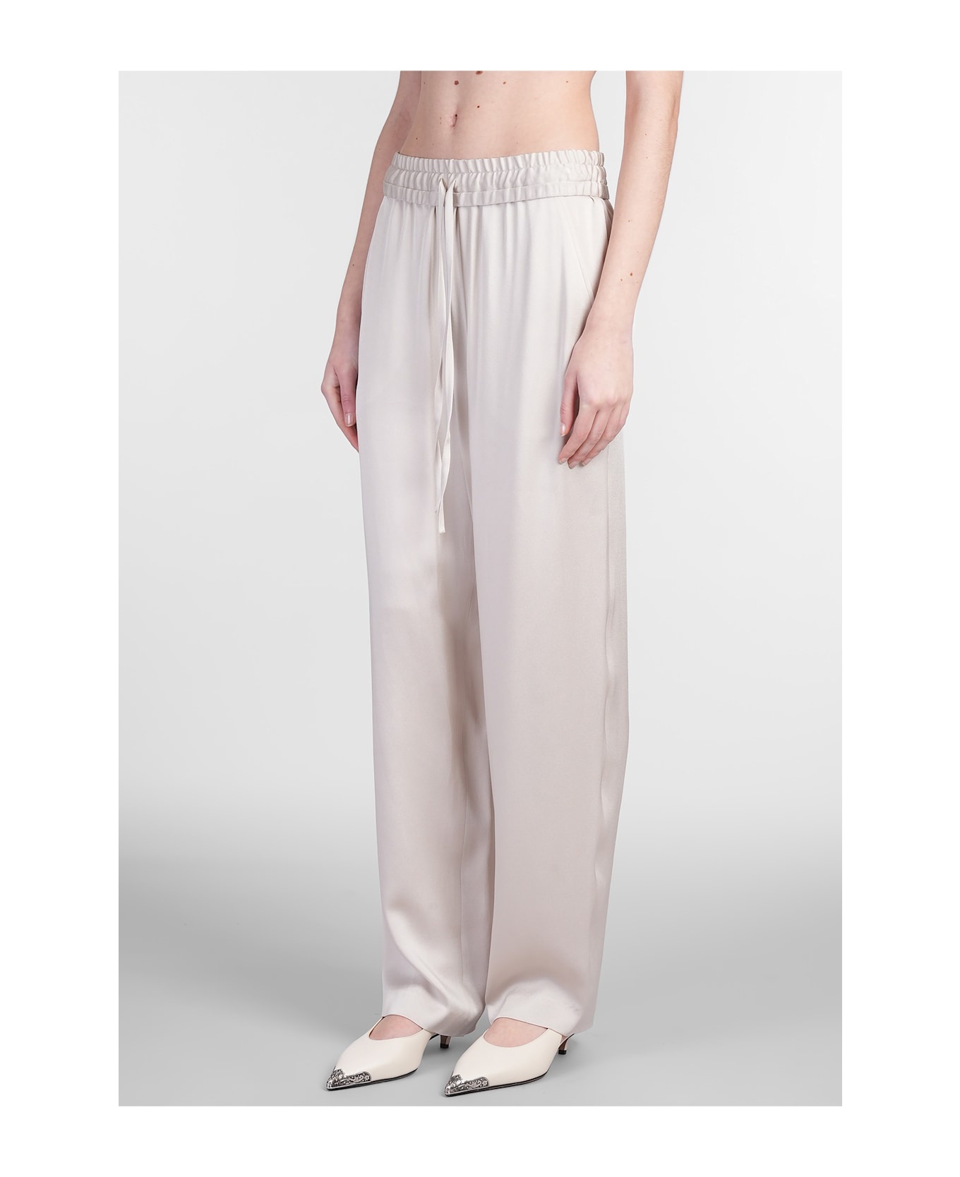 Kendry Pants In Beige Viscose - 4