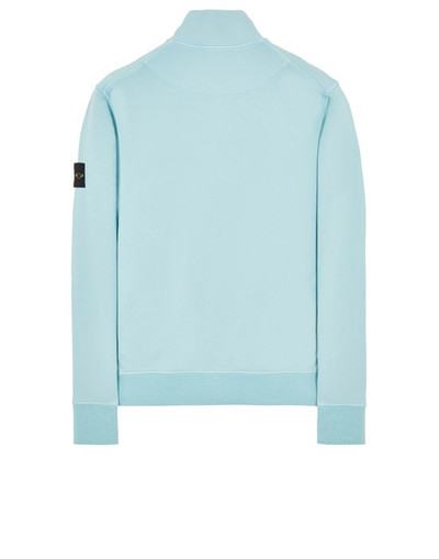 Stone Island 64351 GARMENT-DYED_COTTON FLEECE  AQUA outlook