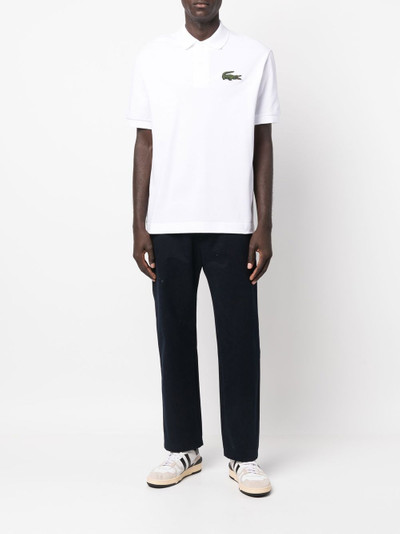 LACOSTE embroidered-logo short-sleeve polo shirt outlook