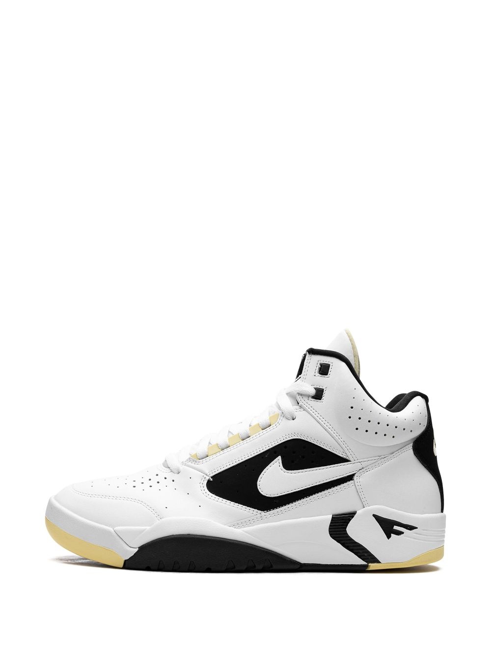 Air Flight Lite Mid "White/Lemon/Black/White" sneakers - 5