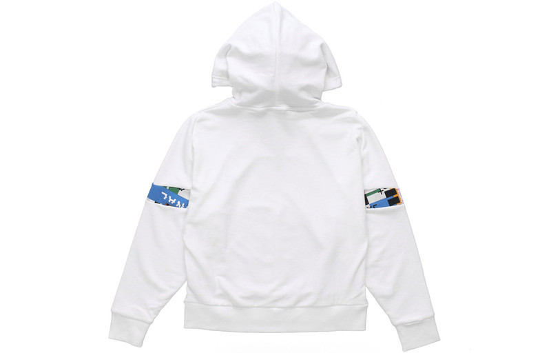 PUMA (WMNS) PUMA International Hoodie 'White Black' 531351-02 outlook