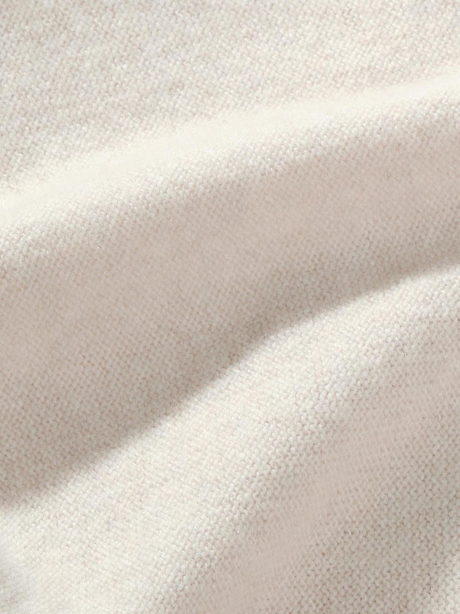 Mens Recycled Cashmere Track Pants - Oatmeal - 4