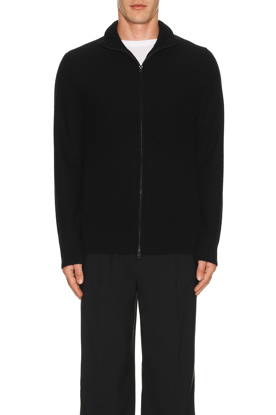 Boiled Cashmere Full Zip Sweater - 3