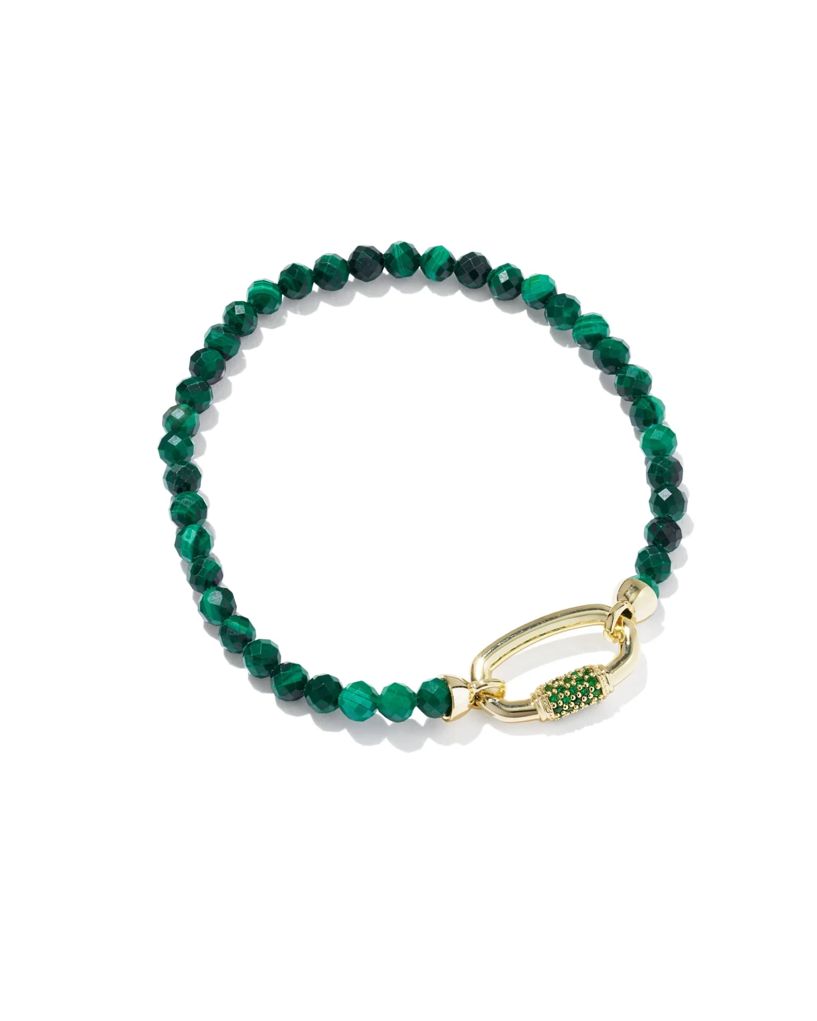 Emery Gold Beaded Stretch Bracelet - 1