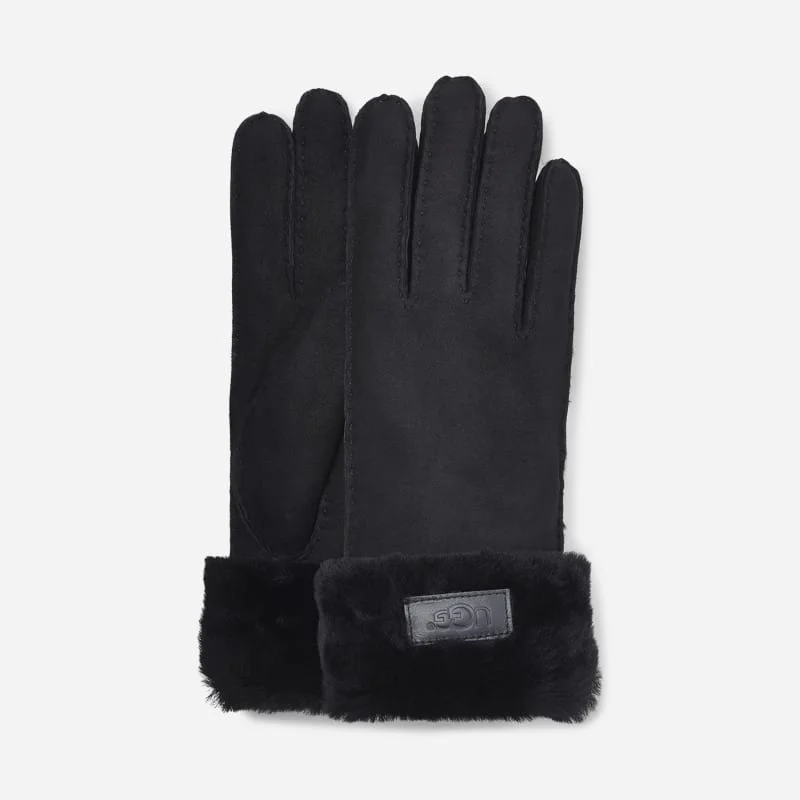 ® Women's Turn Cuff Glove Sheepskin in Black - 1