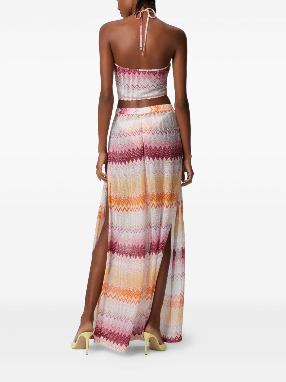 Zigzag-pattern trousers - 3