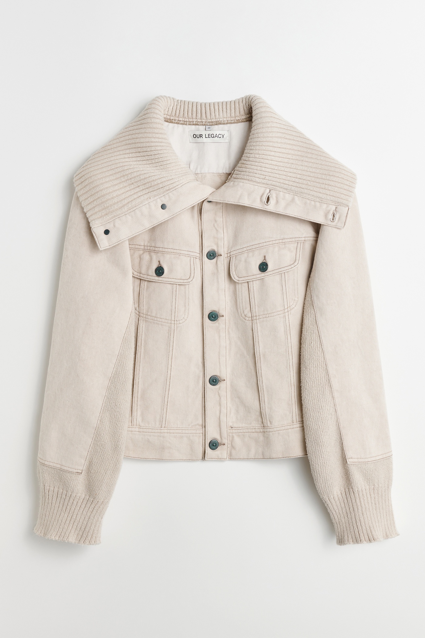 Our Legacy Fuse Jacket Ghost Attic Wash Denim | REVERSIBLE