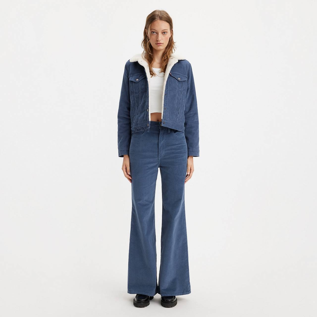 RIBCAGE BELL CORDUROY WOMEN'S PANTS - 2
