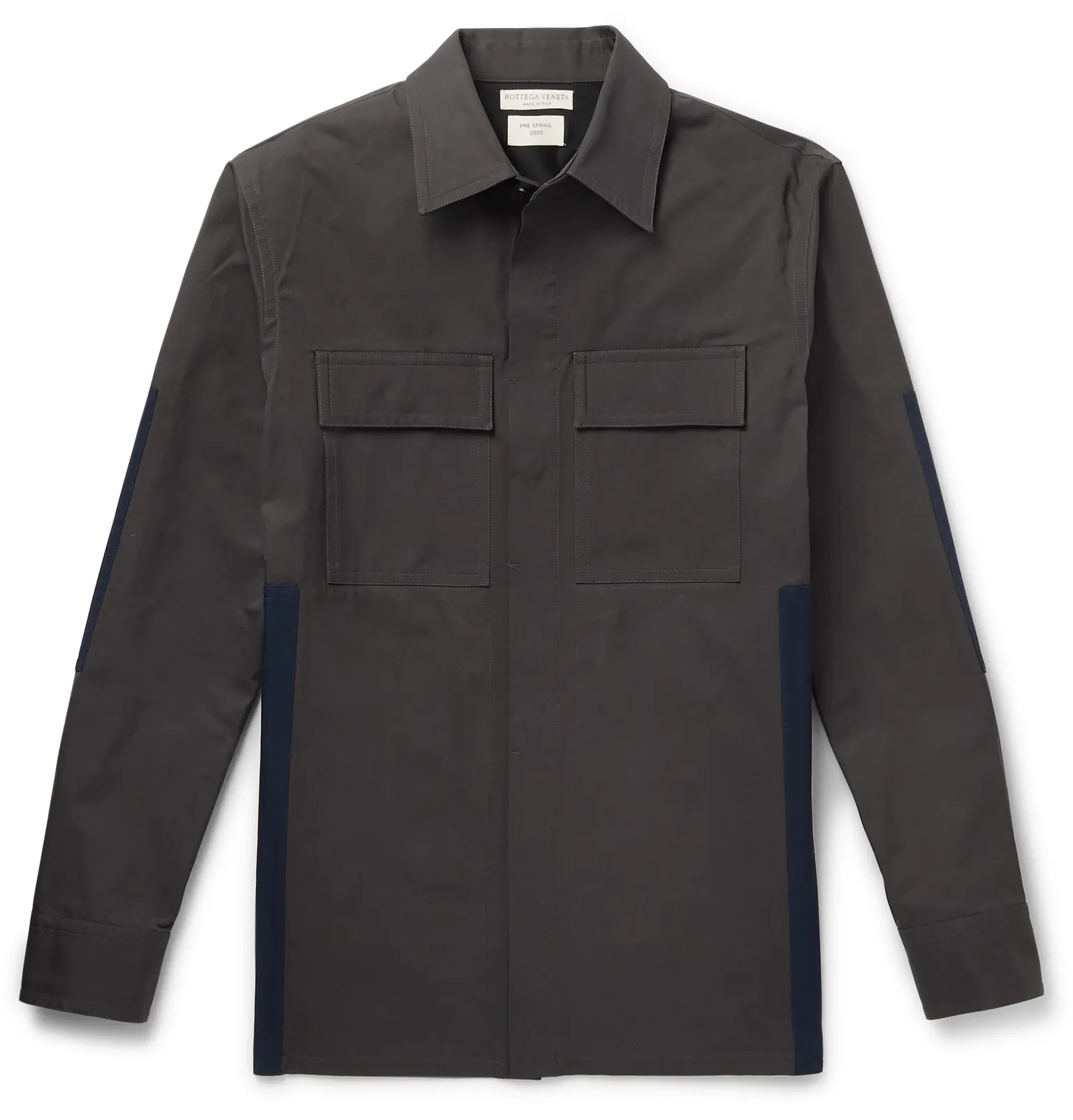 Panelled Cotton Overshirt - 1