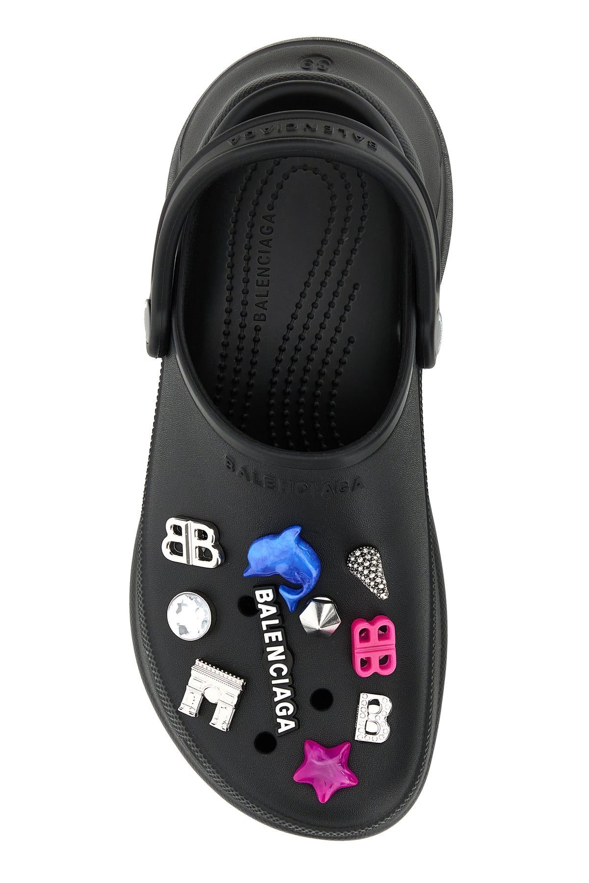 Black rubber Balenciaga X Crocsâ„¢ mules - 4