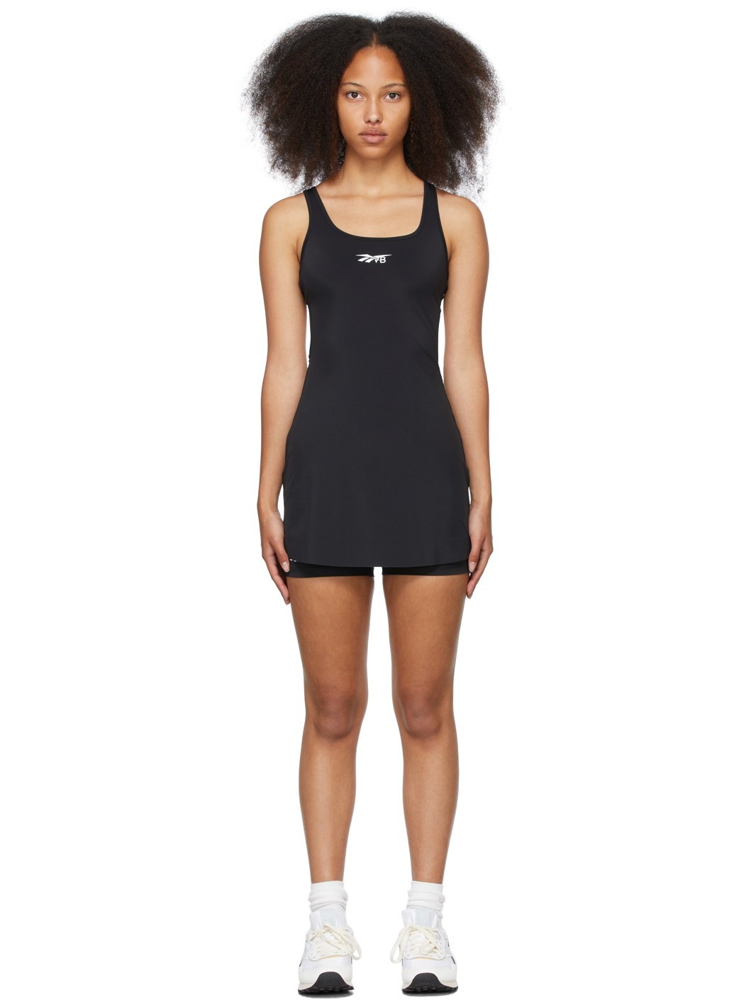 Black Sleeveless Sport Dress - 1