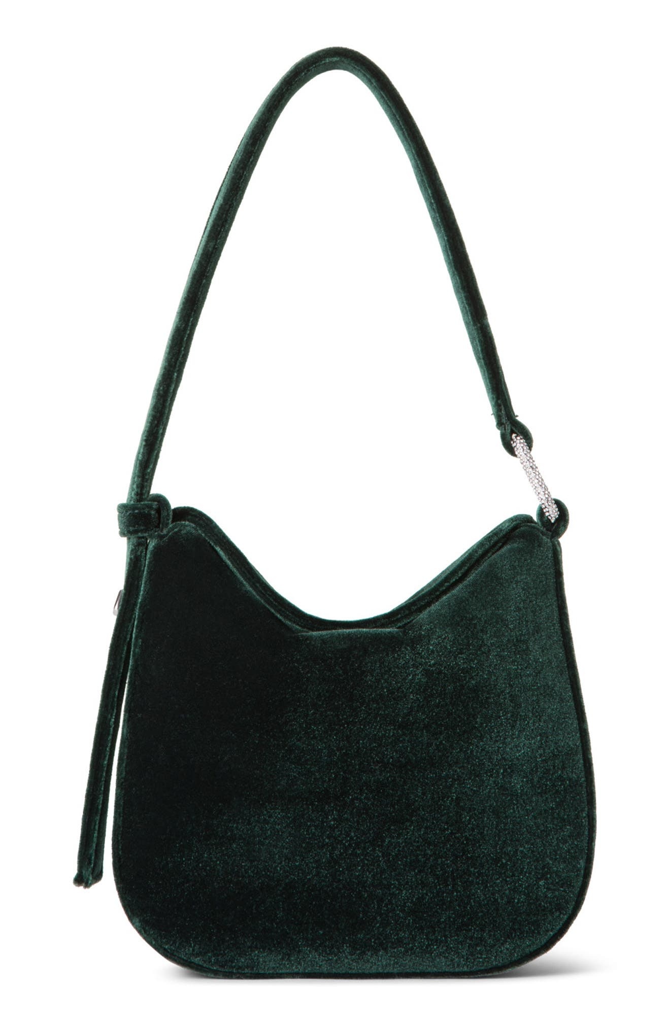 Akris Mini Anna Velvet Hobo Bag in 505 Jade at Nordstrom - 1
