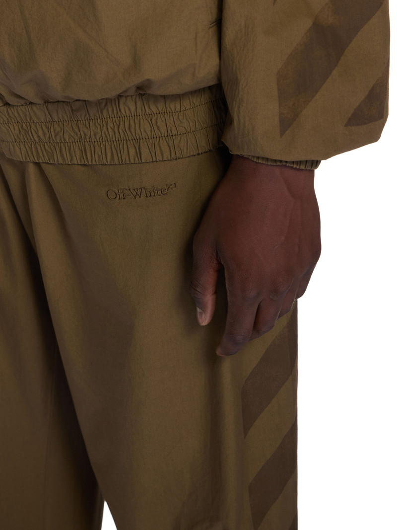 Diagonal Cotton Trackpants 5