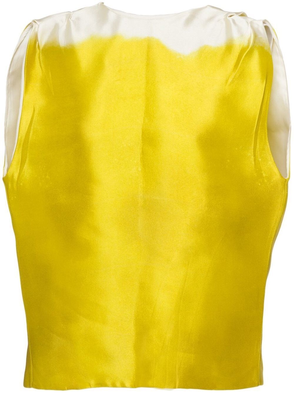 satin sleeveless blouse - 1