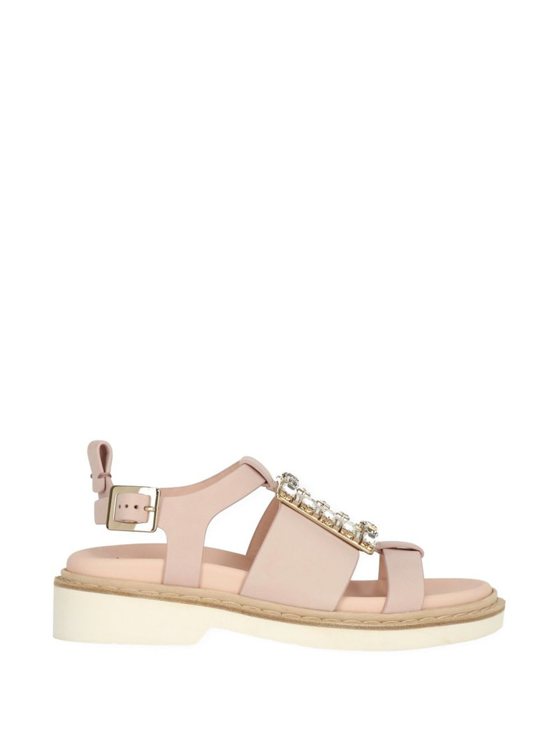 buckle embellished sandals 1
