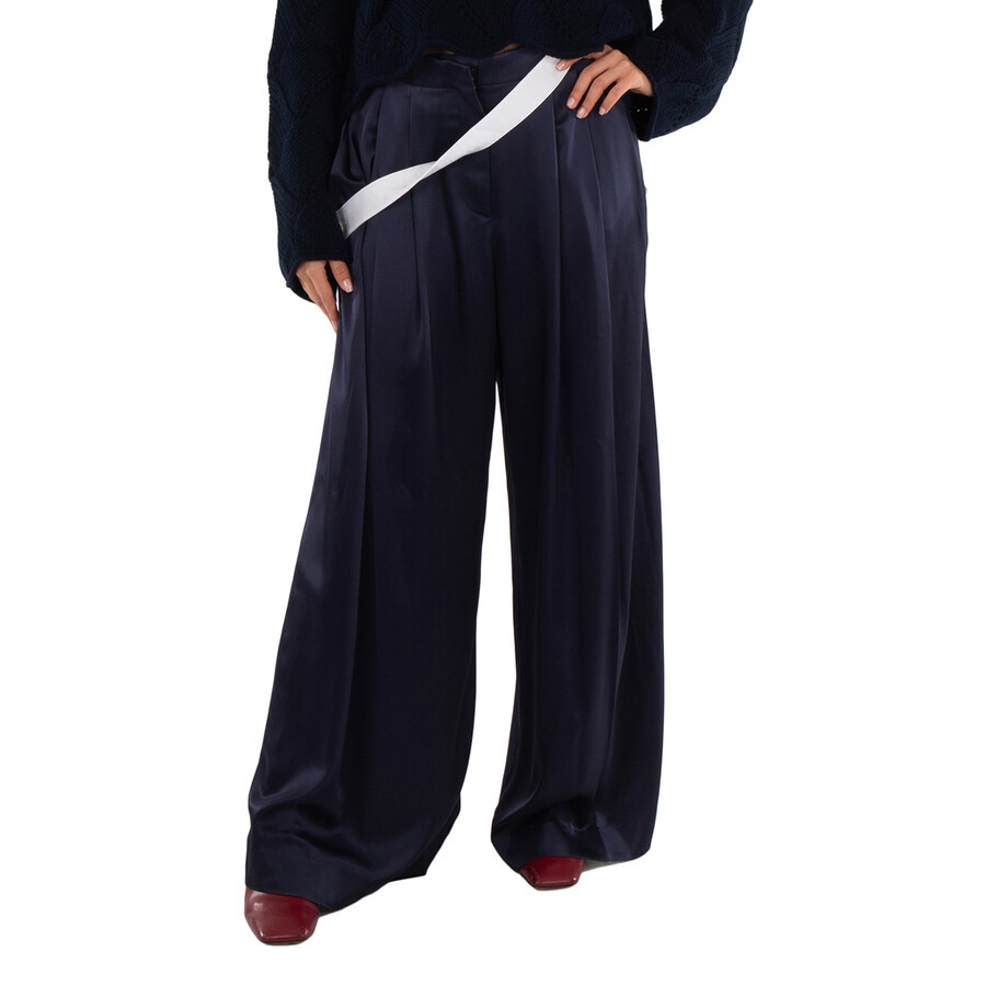 JW Anderson Crossover Strap Wide Leg Trousers - 3