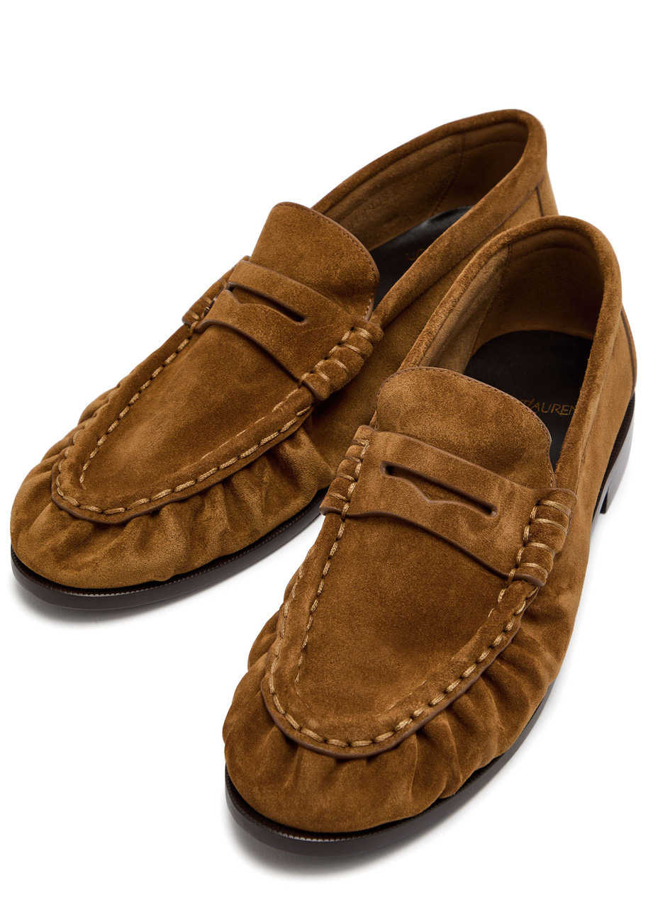 Saint Laurent Le Loafer 15 Suede Loafers - 3
