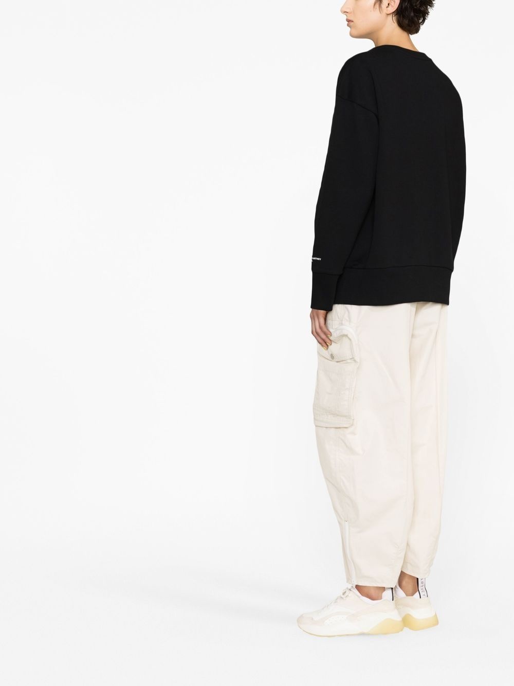 chain-link cotton sweatshirt - 4