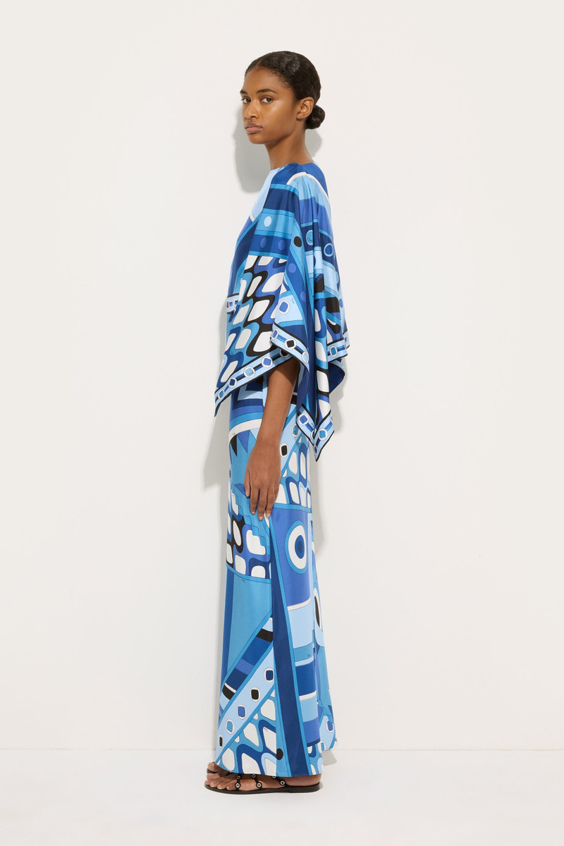 PUCCI VIVARA PRINT DRESS WITH SILK SHAWL outlook