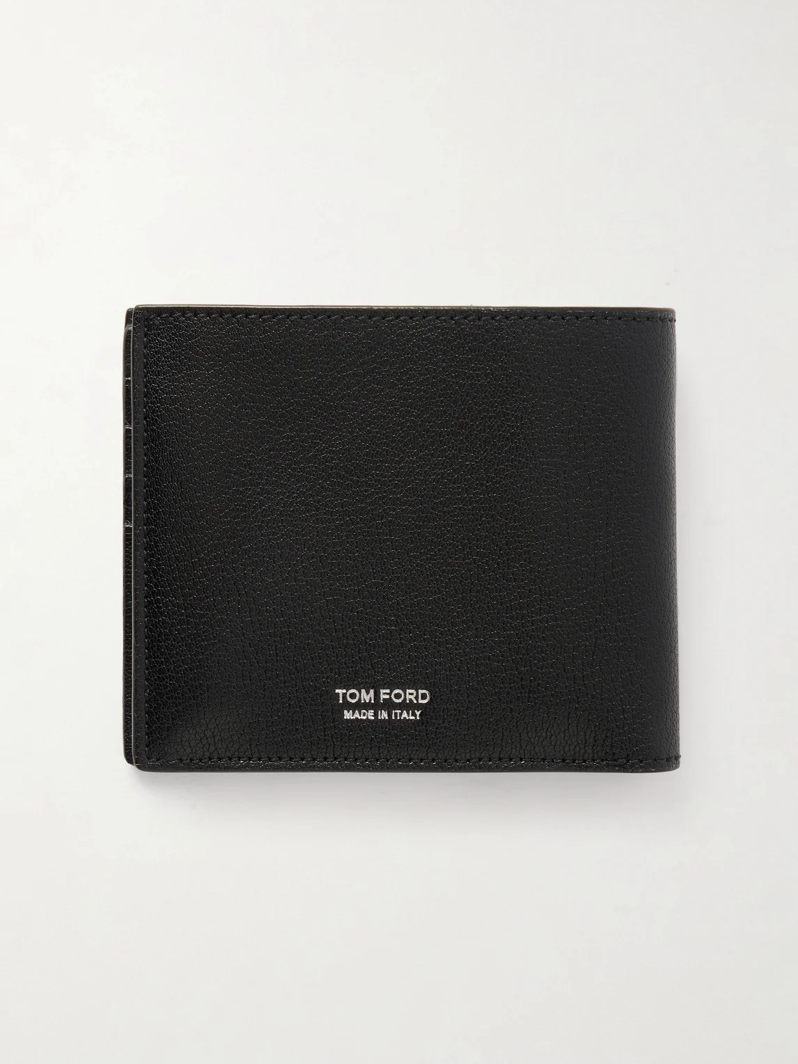 T Line Textured-Leather Bifold Wallet - 1