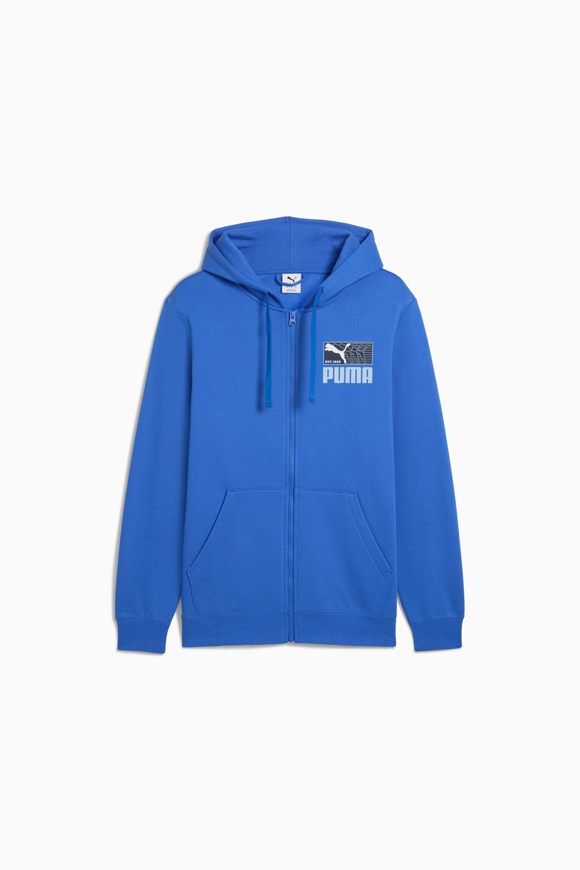 House of Graphics Men's Zip-Up Fleece Hoodie - 1