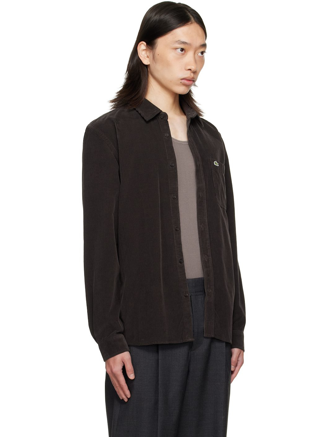 Brown Regular Fit Shirt - 2