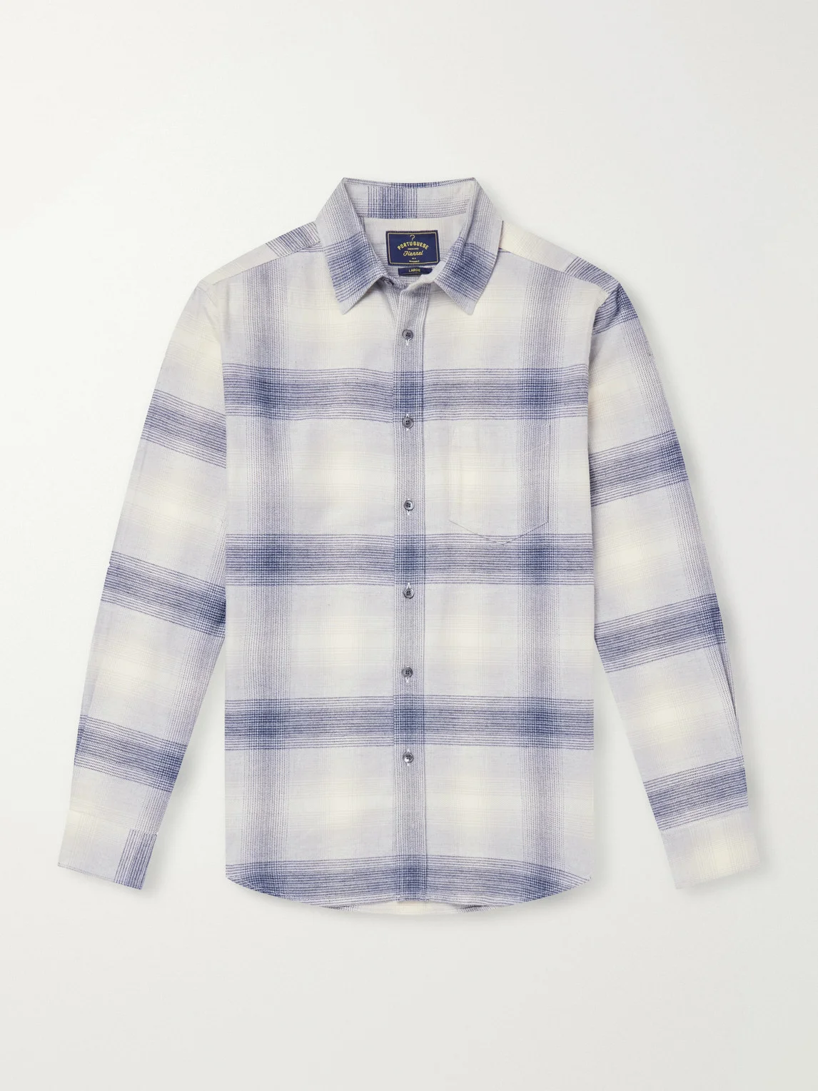 Fonte Checked Cotton-Flannel Shirt - 1
