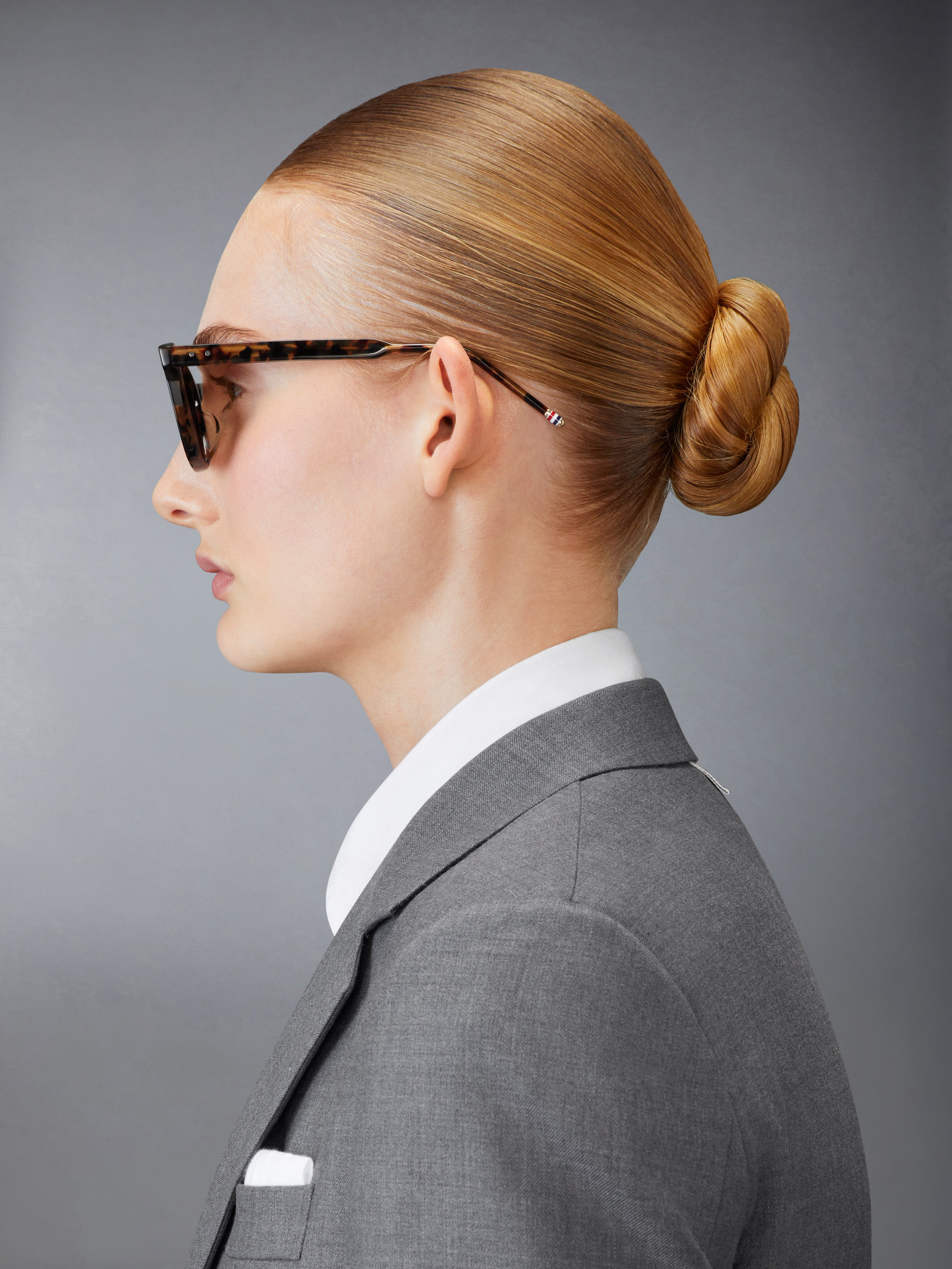 TOKYO TORTOISE ACETATE RECTANGULAR SUNGLASSES - 5