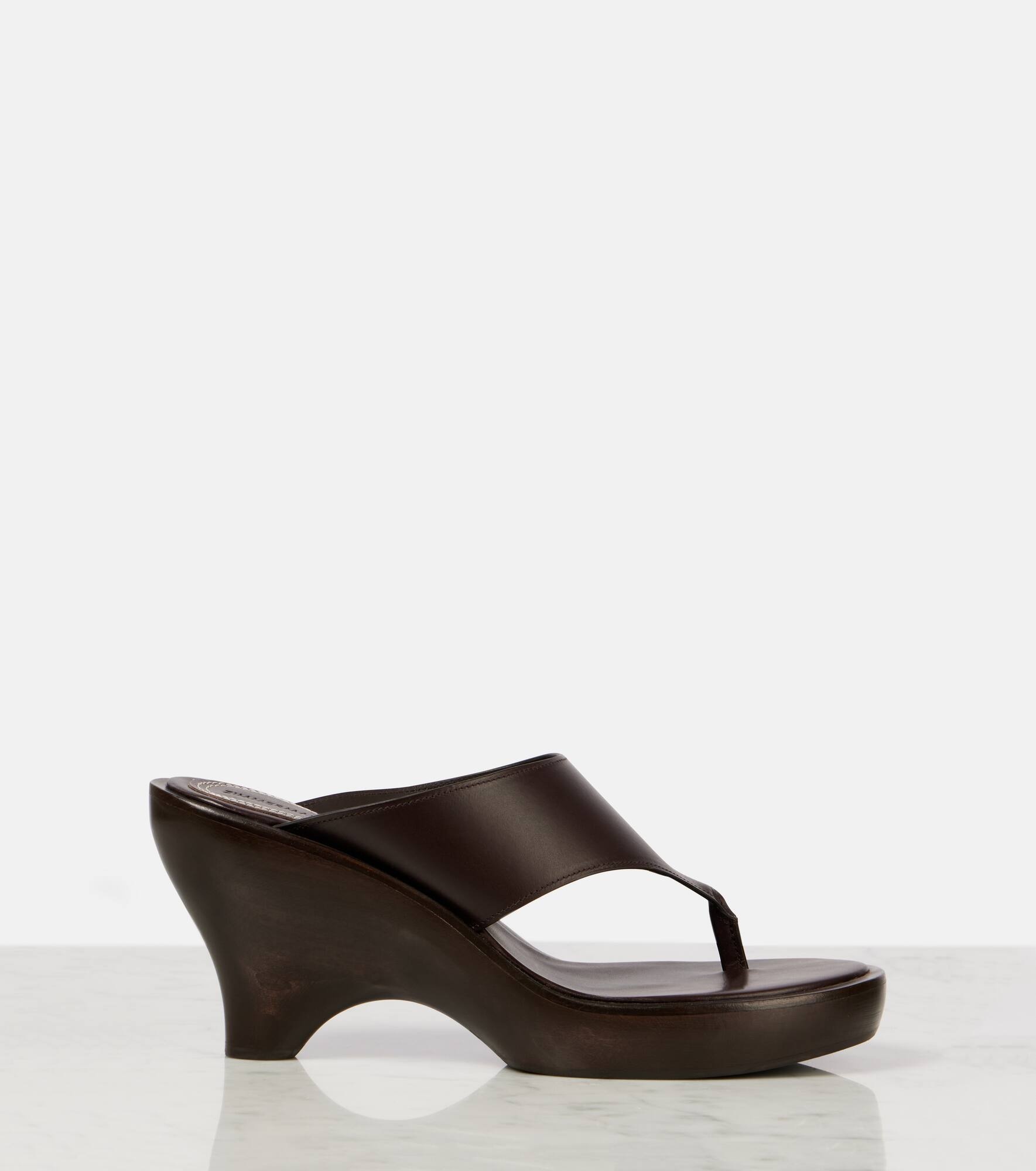 Wild 95 leather wedge mules - 4