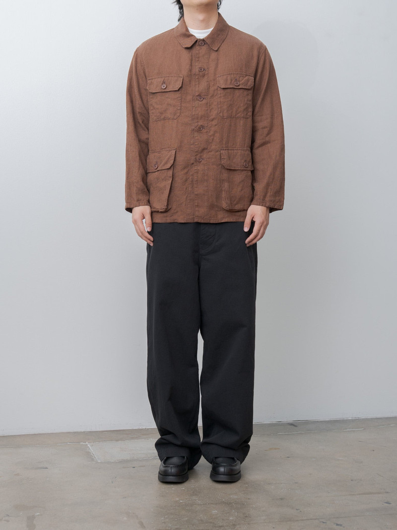 KAPTAIN SUNSHINE Safari Shirt Jacket - Brown outlook