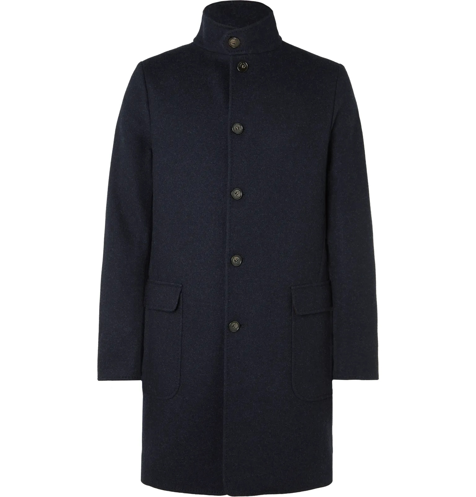 Cashmere-Blend Coat - 1