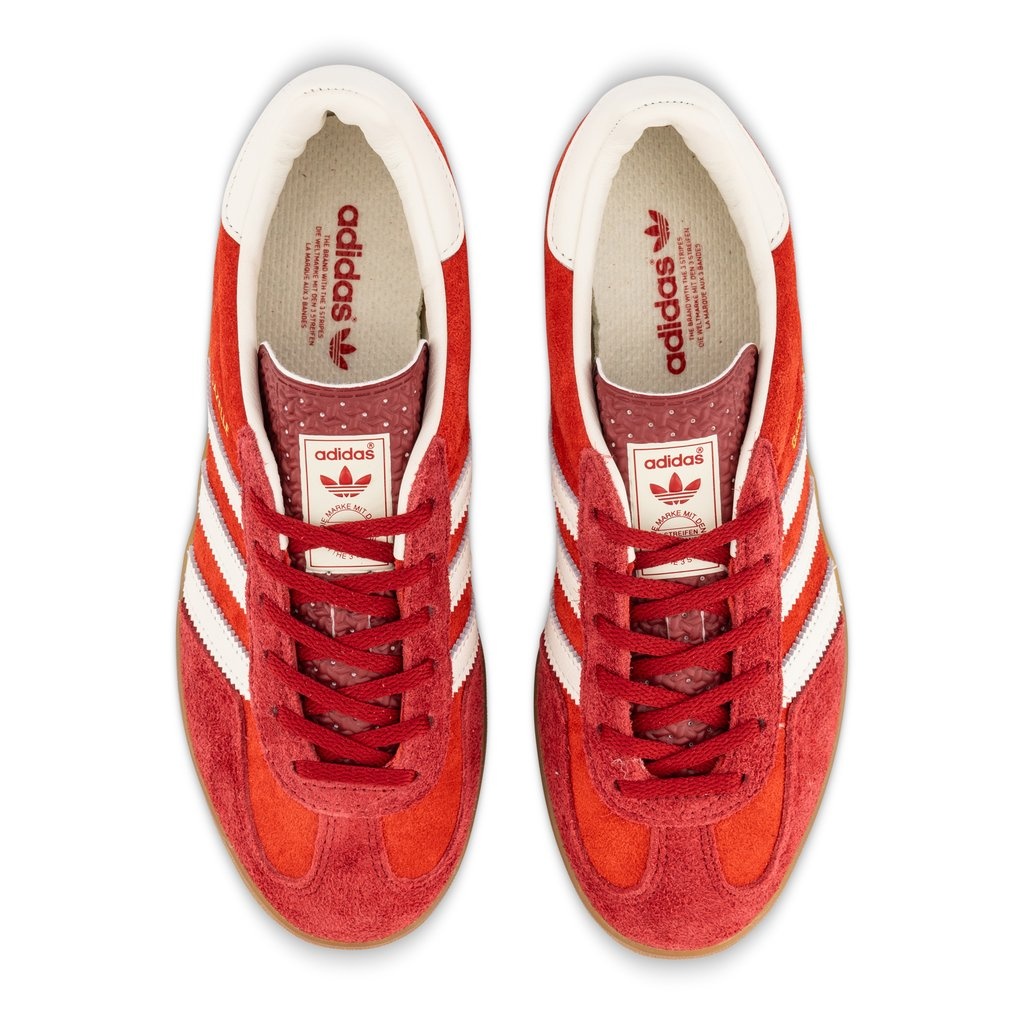 (WMNS) adidas originals Gazelle Indoor 'Red White' IE1051 - 3