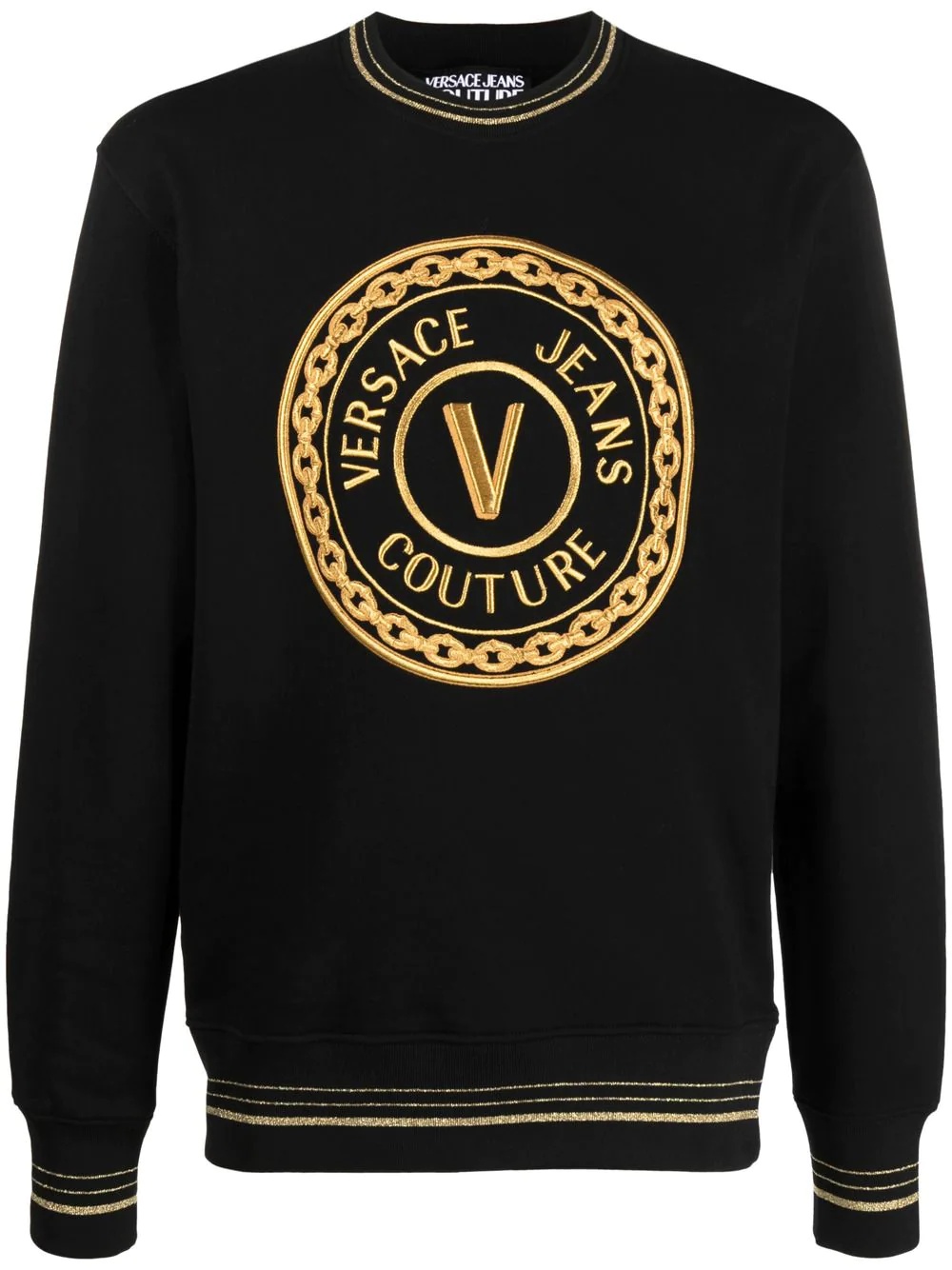 embroidered logo sweatshirt - 1