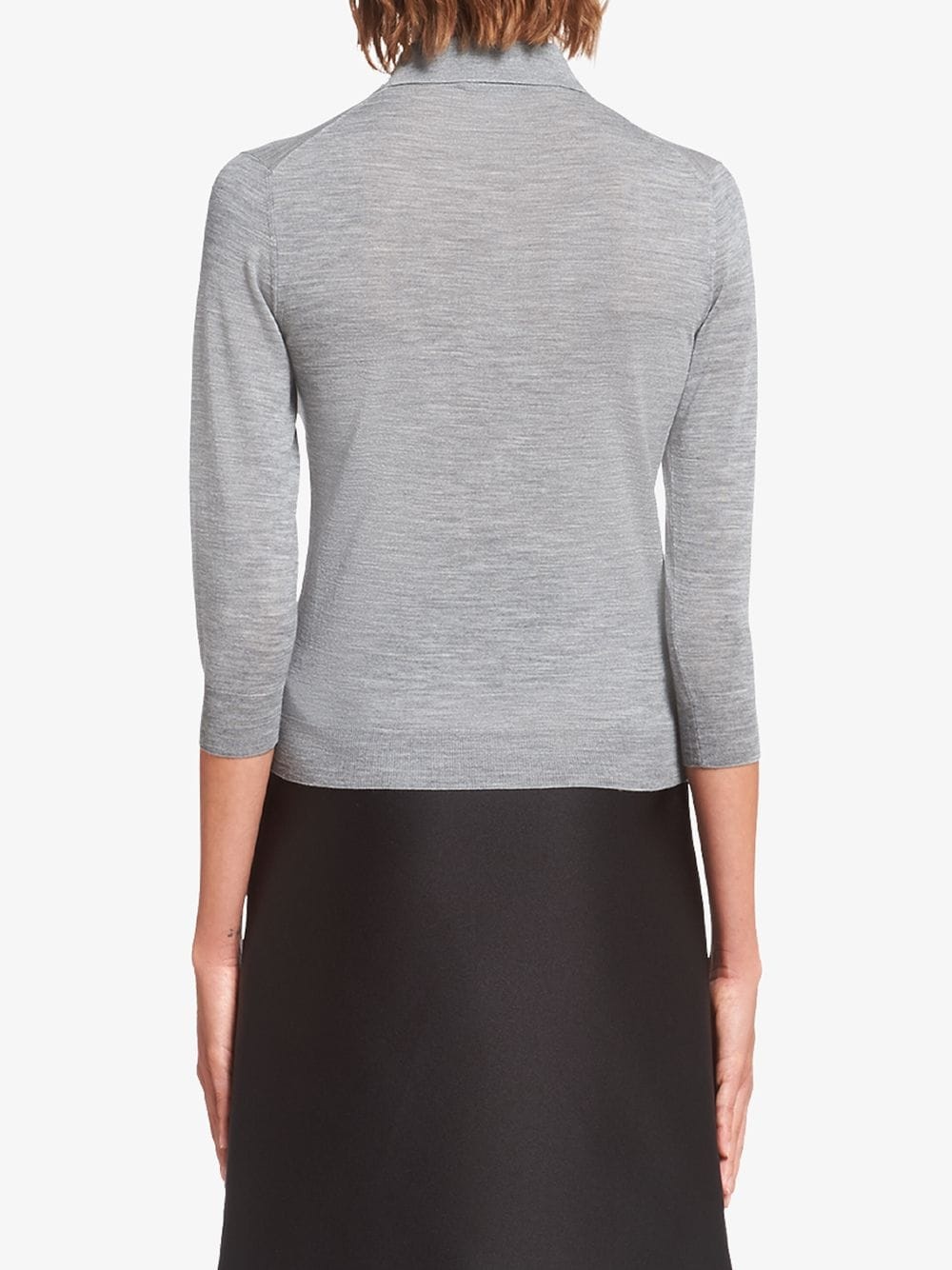 knitted polo shirt - 4