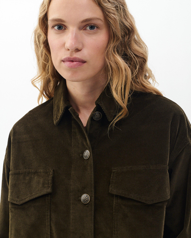 Jaiden Stretch Corduroy Shirt Jacket 4