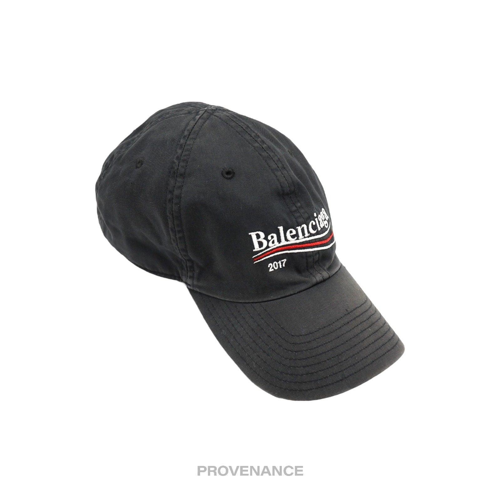 Balenciaga Political Campaign Cap Hat - Washed Black - 3