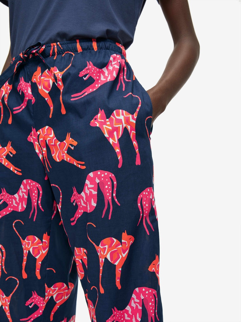 Women's Lounge Trousers Ledbury 52 Cotton Batiste Multi 2