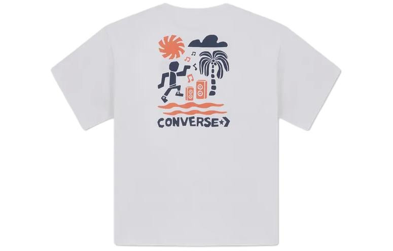 Converse Festival Vibe T-Shirt 'White' 10026424-A03 - 2