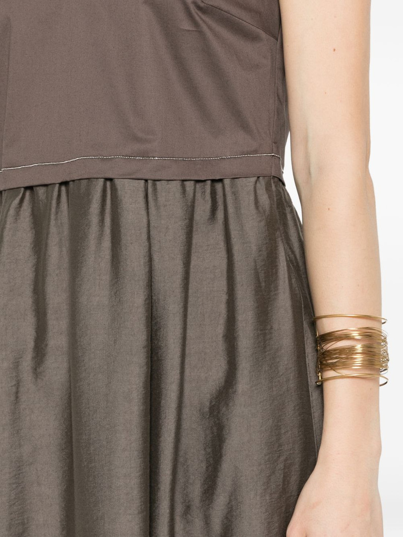 monili-chain sleeveless midi dress 5