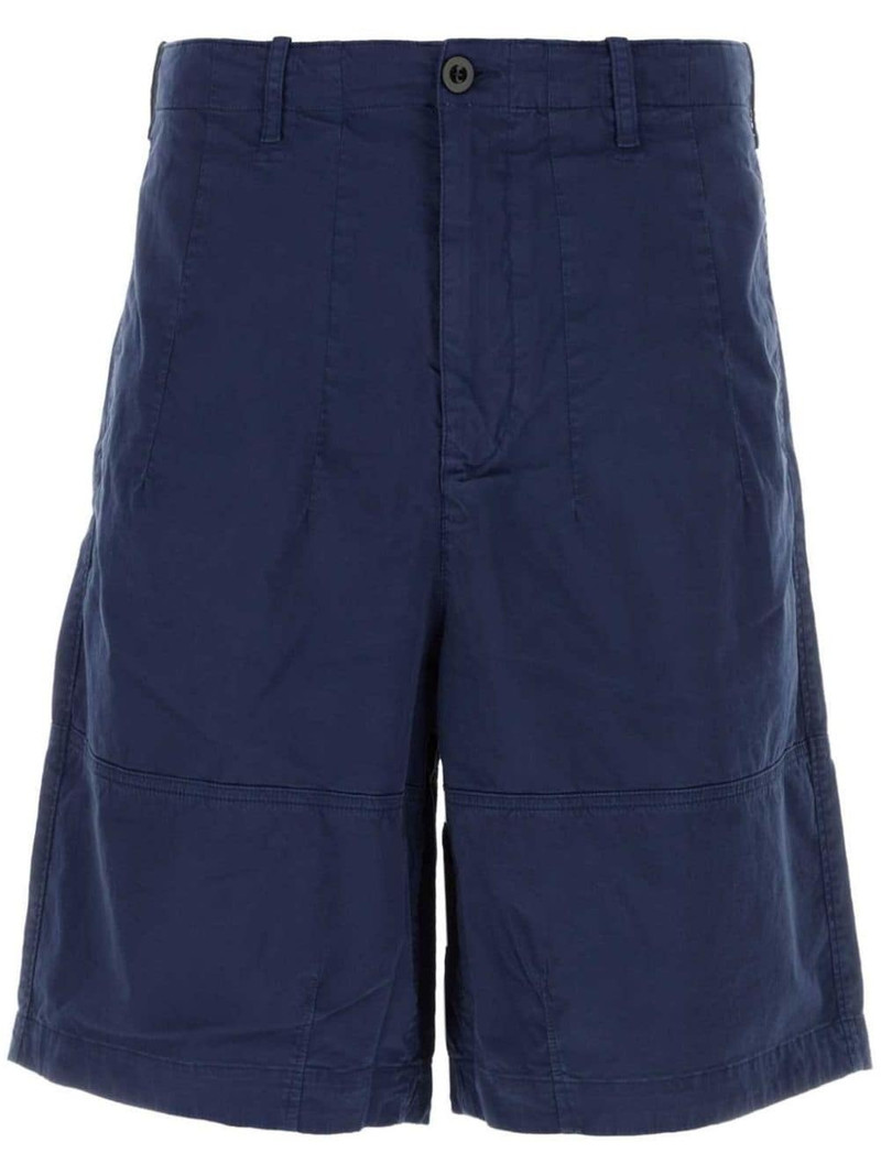 stretch-cotton bermuda shorts 1