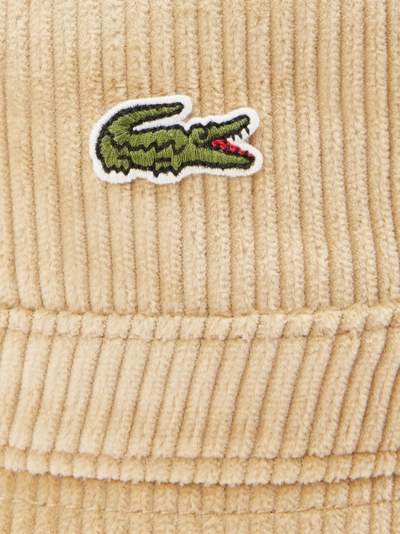 LACOSTE corduroy bucket hat outlook