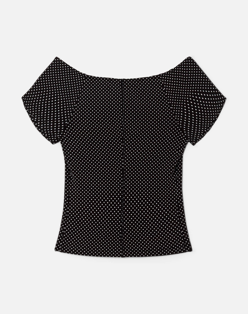 Shoulder Slim Tee - Micro Dot 2